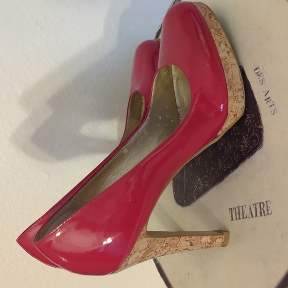 Red Jessica Simpson High Heels - Picture 5 of 12